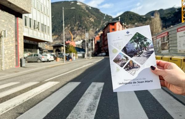 Encamp iniciarà el 19 de gener la remodelació de l’avinguda de Joan Martí en quatre grans fases